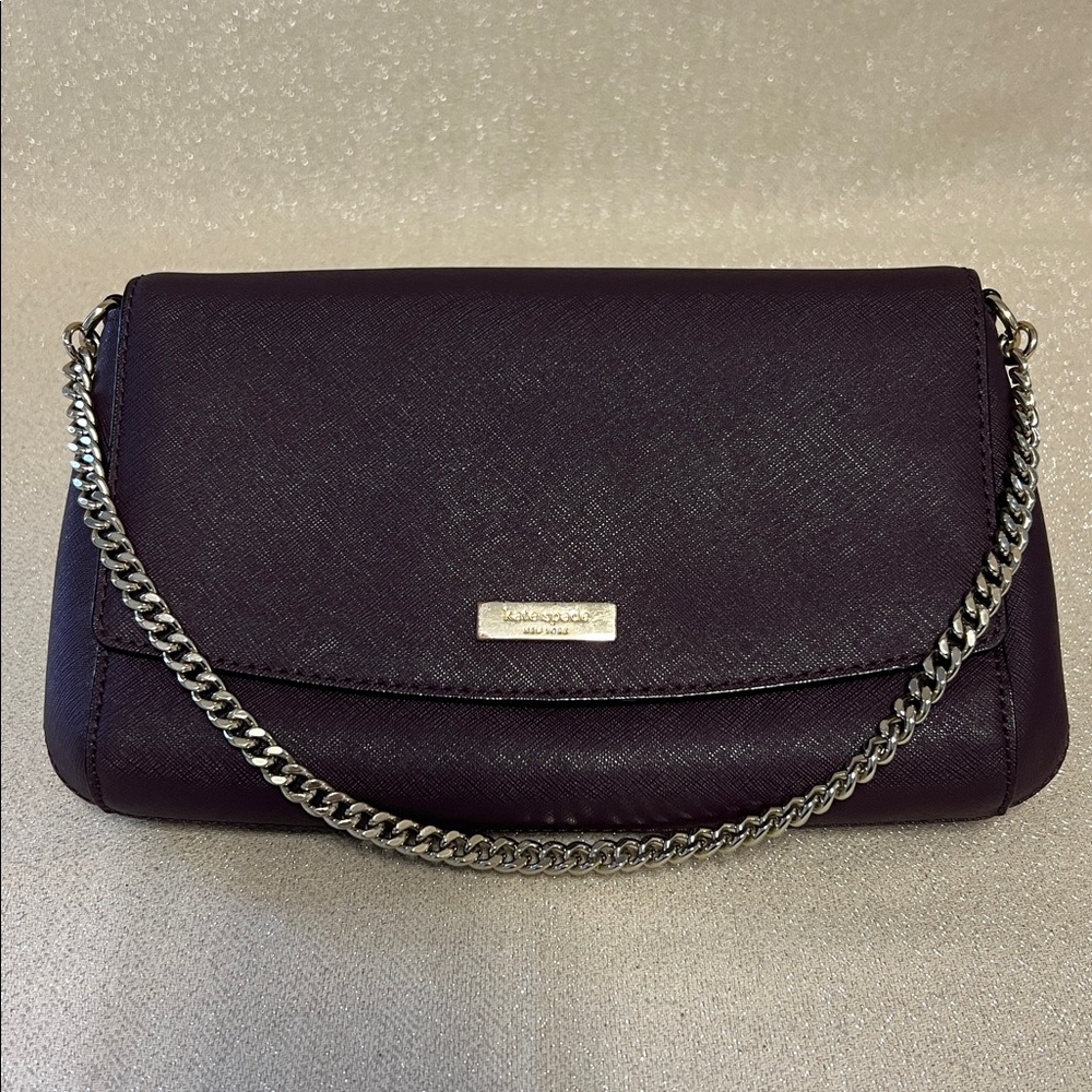 ♠️ Kate Spade Laurel Way Greer Crossbody Bag, Deep Purple - Picture 5 of 12